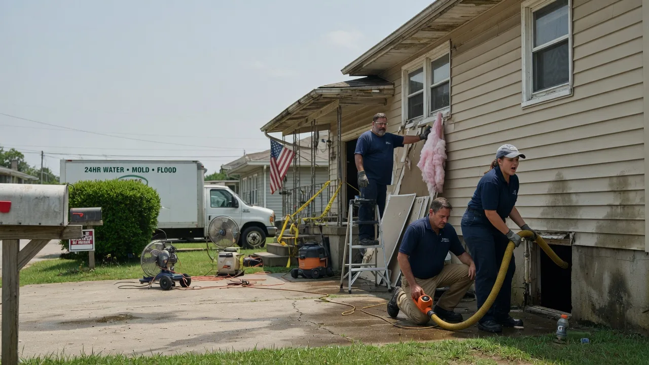 Water Damage Repair in Oilton, OK near me